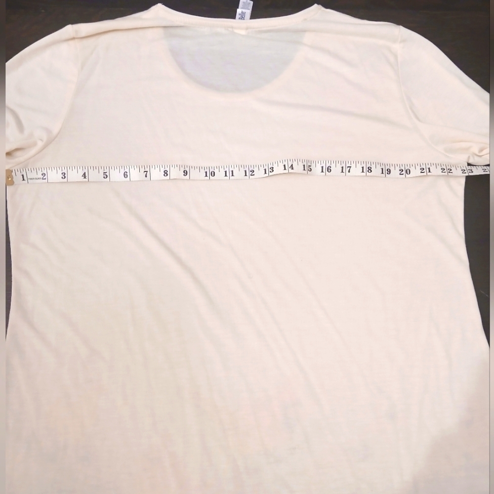 Mac & Belle Round Neck Long Sleeve Cardinal Club Shirt Size: 2X PLUS SIZE NEW - Picture 3 of 9